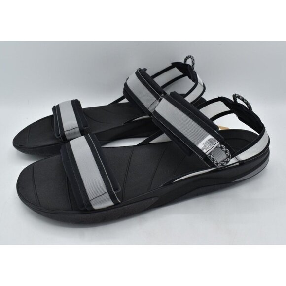 The North Face Mens Size 12 Skeena Sport Black Grey Sandals Shoes